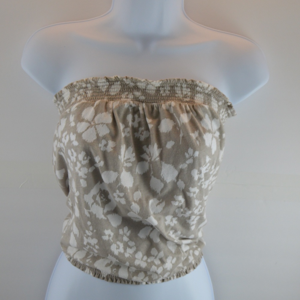 🔴 Old Navy Floral Strapless Crop Top